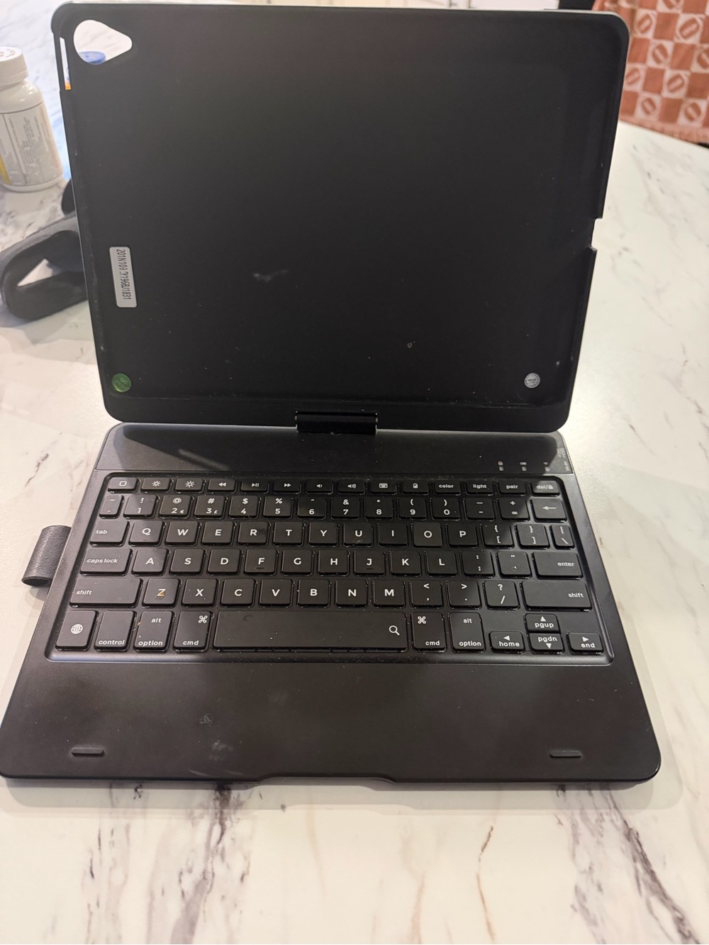 Black iPad case with Keyboard